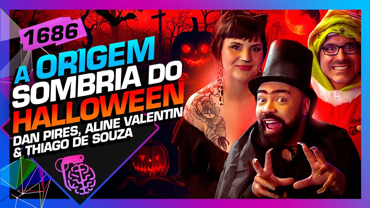 A ORIGEM SOMBRIA DO HALLOWEEN: DANIEL PIRES, ALINE E THIAGO -  Inteligencia Ltda. Podcast #1686