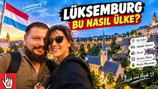 🇱🇺 AVRUPA'NIN MİNİK AMA ÇOK ZENGİN ÜLKESİ! LÜKSEMBURG'U GEZDİK