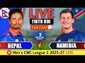 Live Nepal Vs Namibia 116th ODI Fan Commentary NEP Vs NAM Live Cricket Match Today