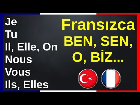 FRANSIZCA "BEN, SEN, O, BİZ..." NASIL DENİR? | 6 DAKİKADA Fransızca Özne Kişi Zamirlerini Öğrenin