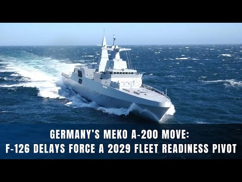 Germany Buys MEKO A-200 Frigates—Is the F-126 Program in Trouble?