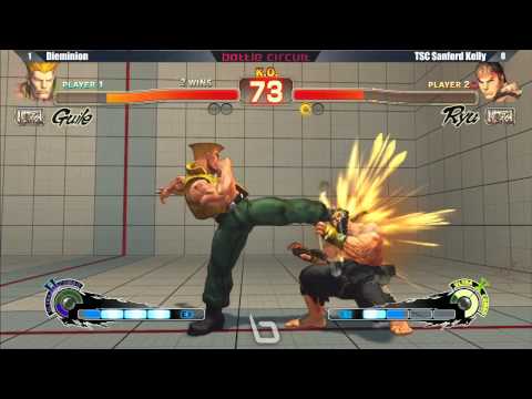 Next Level Battle Circuit 105 - USF4 - Winners Final - Dieminion (Guile) vs TSC Sanford Kelly (Ryu)