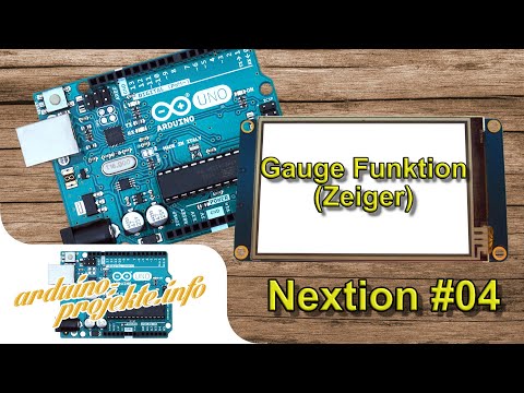 Tutorial Nextion Display #4 - Gauge Funktion (Zeiger)
