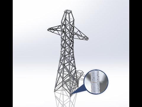 Solidworks - Steel structure-  library feature