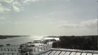 preview picture of video 'View from above of Oak Hill Florida, Mosquito Lagoon and the Indian River'