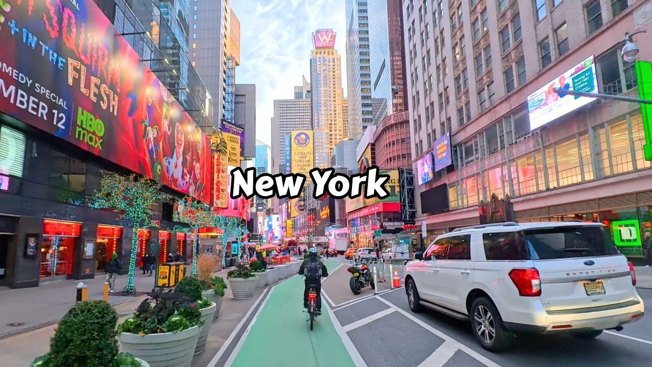 Bike Ride Through New York City Aipas A4 Gentry Ebike