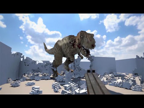 Dinosaur mod. Tyrannosaurus Rex in the maze! - Teardown