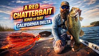 A Red Chatterbait Kind of Day - California Delta