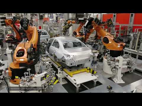 W206 C Class Production Germany 2022 (KUKA Robotics Production)