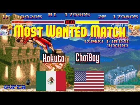 FT5 @ssf2xjr1: Hokuto (MX) vs ChoiBoy (US) [Super SF II X ssf2x ssf2 Fightcade] Aug 30