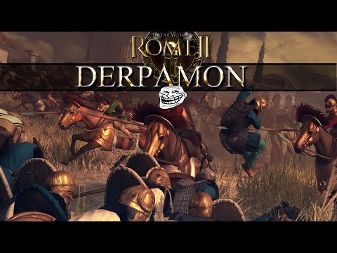 Derpamon vs Galatia - HunnicWarrior vs TrollyBoli - Total War Rome 2 Battle