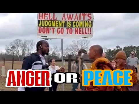 Monks Confronted on the Walk for Peace — A Lesson on Anger Follows