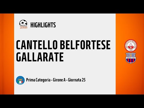 [HIGHLIGHTS] Prima categoria Girone A 24/25 - Day 25 - Cantello Belfortese - Gallarate