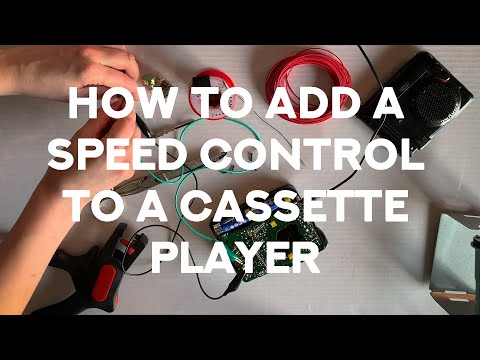 How To Add a Speed Control to a Cassette Player | Tape Tutorial Mod DIY