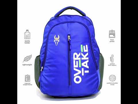 Blue Casual School Backpack Bag