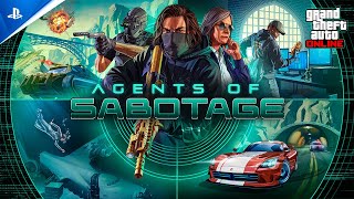 GTA Online - Agents of Sabotage Out Now | PS5 & PS4 Trailer