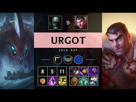 Urgot Top vs Jayce - EUW Challenger Patch 25.14