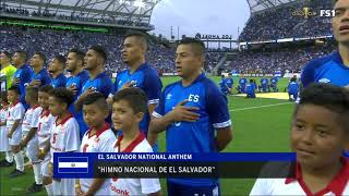 Himno de El Salvador vs Honduras - Copa Oro 2019