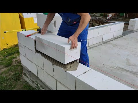 Műhely projekt: Ytong falazás youtube videók alapján /  szaktudás nélkül