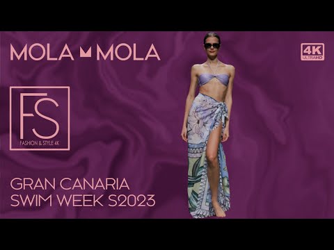 MOLA MOLA PINK WORLD ss2023 SWIM WEEK Full Fashion Show Interview 4K UHD sexy bikini | Bikini Models