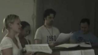 Allegory in rehearsal for Turkish Delight the Opera 2009