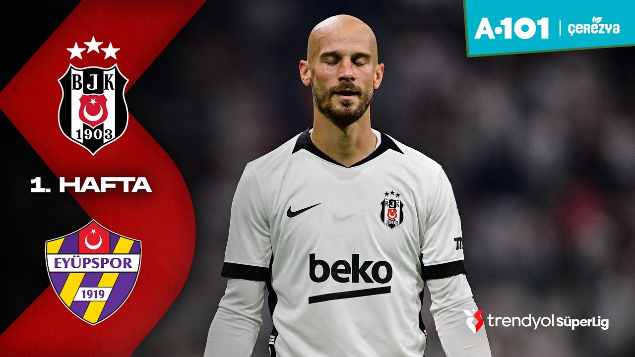 Beşiktaş - Eyüpspor | 1. Hafta Maç Özeti | Trendyol Süper Lig 2026/27