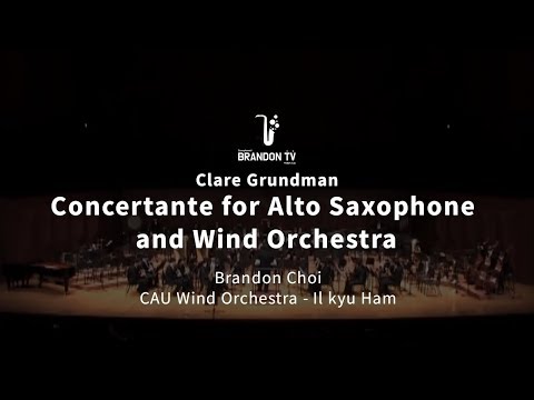 [Music] Clare Grundman : Concertante for Alto Saxophone and Wind Orchestra