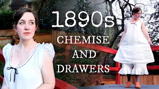 Stress Sewing Victorian Underwear (before my audiobook ends)
