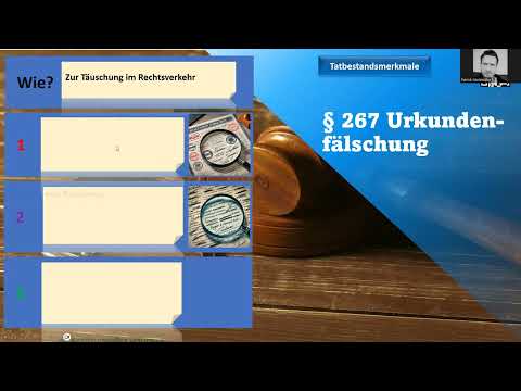 §267 Urkundenfälschung kurz erklärt