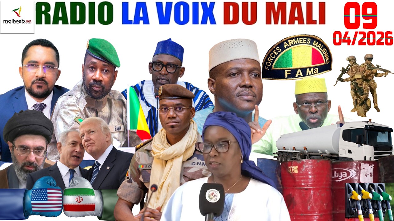 La Revue de Presse de la RADIO LA VOIX DU MALI du 09 Avril 2026