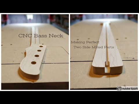 CNC Bass Neck | Making Perfect Two Sided Parts
