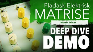 Video thumbnail for Pladask Elektrisk Matrise Demo by Aaron Rusch