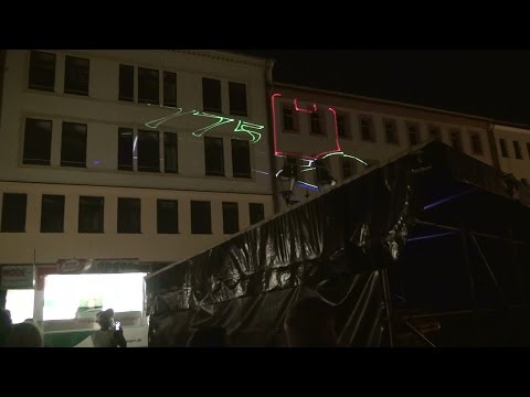 Lasershow zu 775 Jahre Glauchau