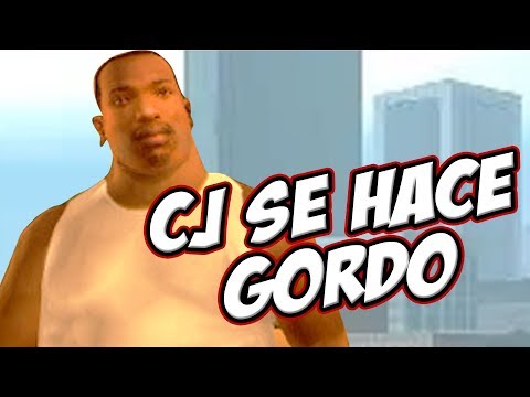 CJ SE HACE GORDO | GTA SAN ANDREAS LOQUENDO