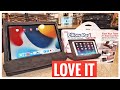 REVIEW Ontel Pillow Pad Fold Away Tablet Stand WORKS GREAT FOR IPAD