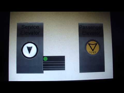 Animated: Otis Traction Elevator + Service Elevator @ Boscov's Allendale Mall Elevation Blues