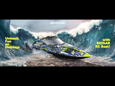 BEZGAR TX123 Remote Control Boats - Fast Speed RC Boat 32+ KPH for Lakes & Pools & Salt Water