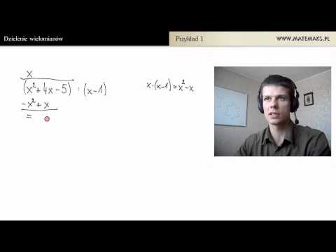 Division of polynomials - example 1