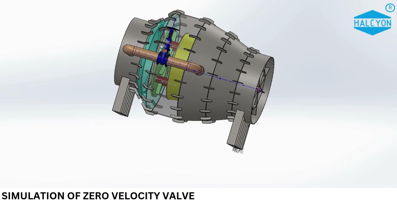 Zero Velocity Valve - Design & Simulation, watch on YouTube