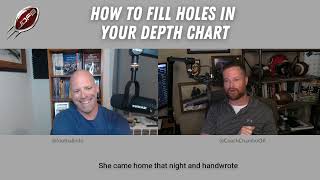 How to Fill Holes in Your Depth Chart | Football Coaching Podcast