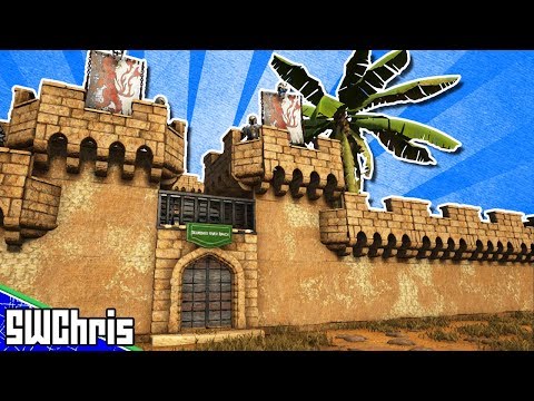 Check out this MASSIVE ARK Ruins Rebuild Base! :: Scorched River Ranch Complete Tour
