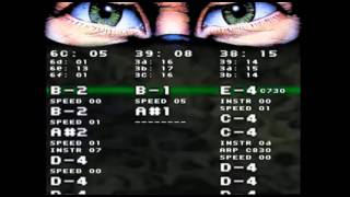 Music video thumbnail preview for C64: Last Ninja 2 - 08. The Basement (tracker view) by Taxim