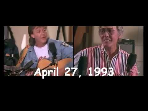 Paul McCartney & Carl Perkins Backstage