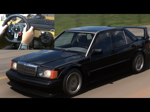 Mercede Benz 190E 2 5 16 volution II 1990  Forza Horizon 5 - Logitech G29 And Shifter 4K Gameplay