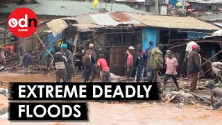 Shocking Footage Shows Extent of Floods Sweeping East Africa