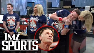 CJ Perry Calls John Cena Tapping Out The Right Move In Final Wrestling Match | TMZ Sports