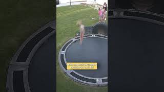 When you bought the cheapest trampoline you could find