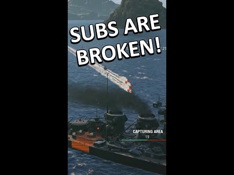 Submarines Will Destroy World of Warships #shorts