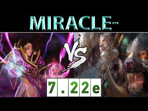 Miracle- [Invoker] vs [Lone Druid] ► EU Ranked ► Dota 2 7.22e