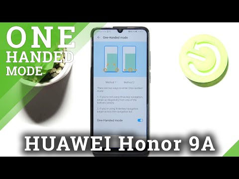 How to Enter One Handed Mode in Honor 9A - Shrink Screen